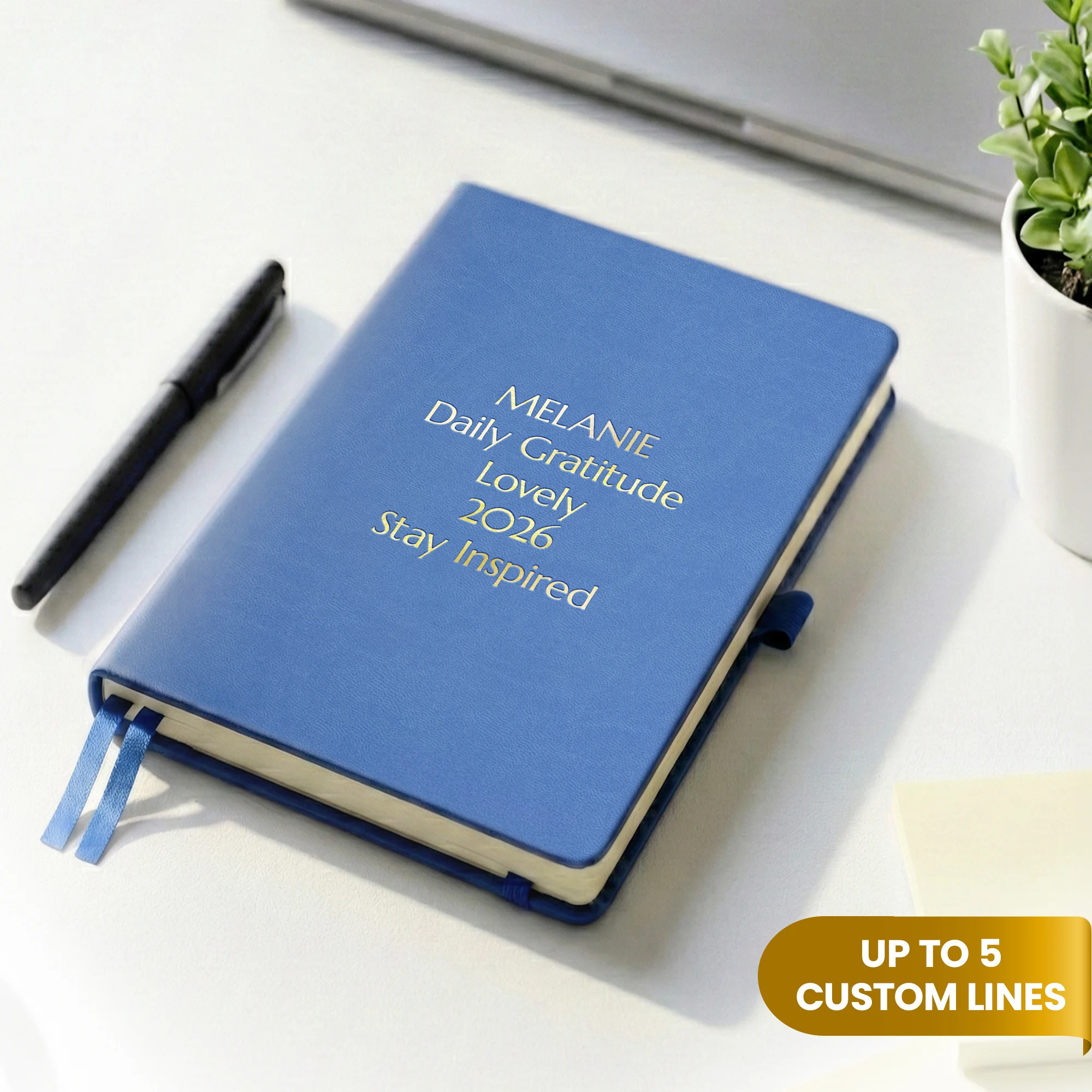 Personalized Journal Notebook - Blue
